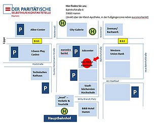 Wegbeschreibung SHK Hamm
